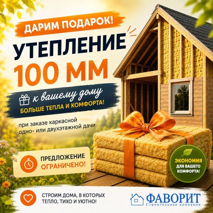 Утепление в подарок